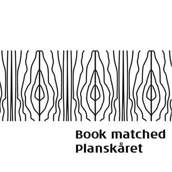 Flexfiner - Amerikansk valnød – planskåret/bookmatched Flexfiner - Amerikansk valnød – planskåret/bookmatched
